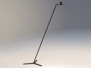 Y3 - LED adjustable aluminium floor lamp by Martinelli Luce - view 2